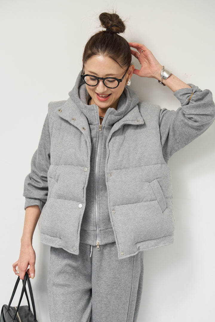 【3点セット】中綿ベスト＋スウェットセットアップ