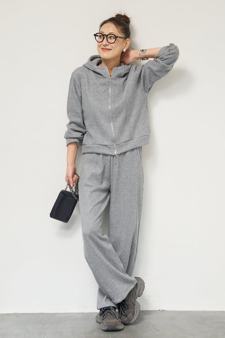 【3点セット】中綿ベスト＋スウェットセットアップ