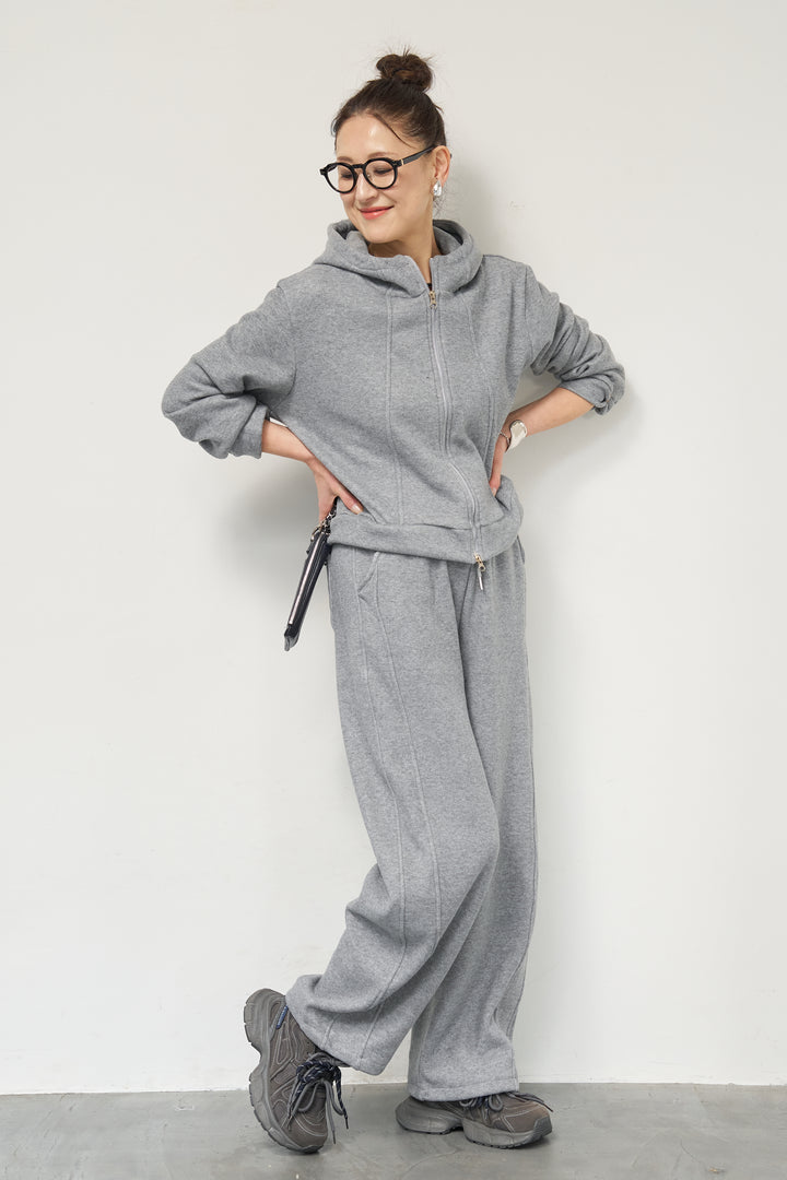 【3点セット】中綿ベスト＋スウェットセットアップ