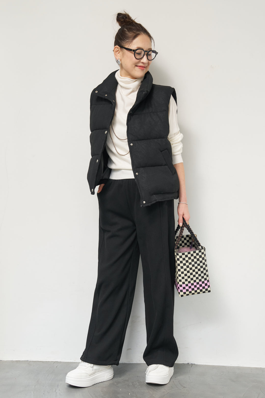 【3点セット】中綿ベスト＋スウェットセットアップ