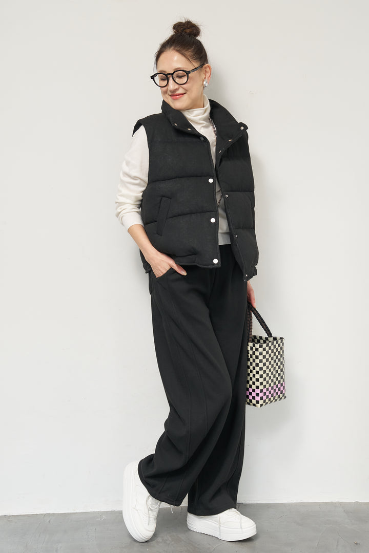 【3点セット】中綿ベスト＋スウェットセットアップ