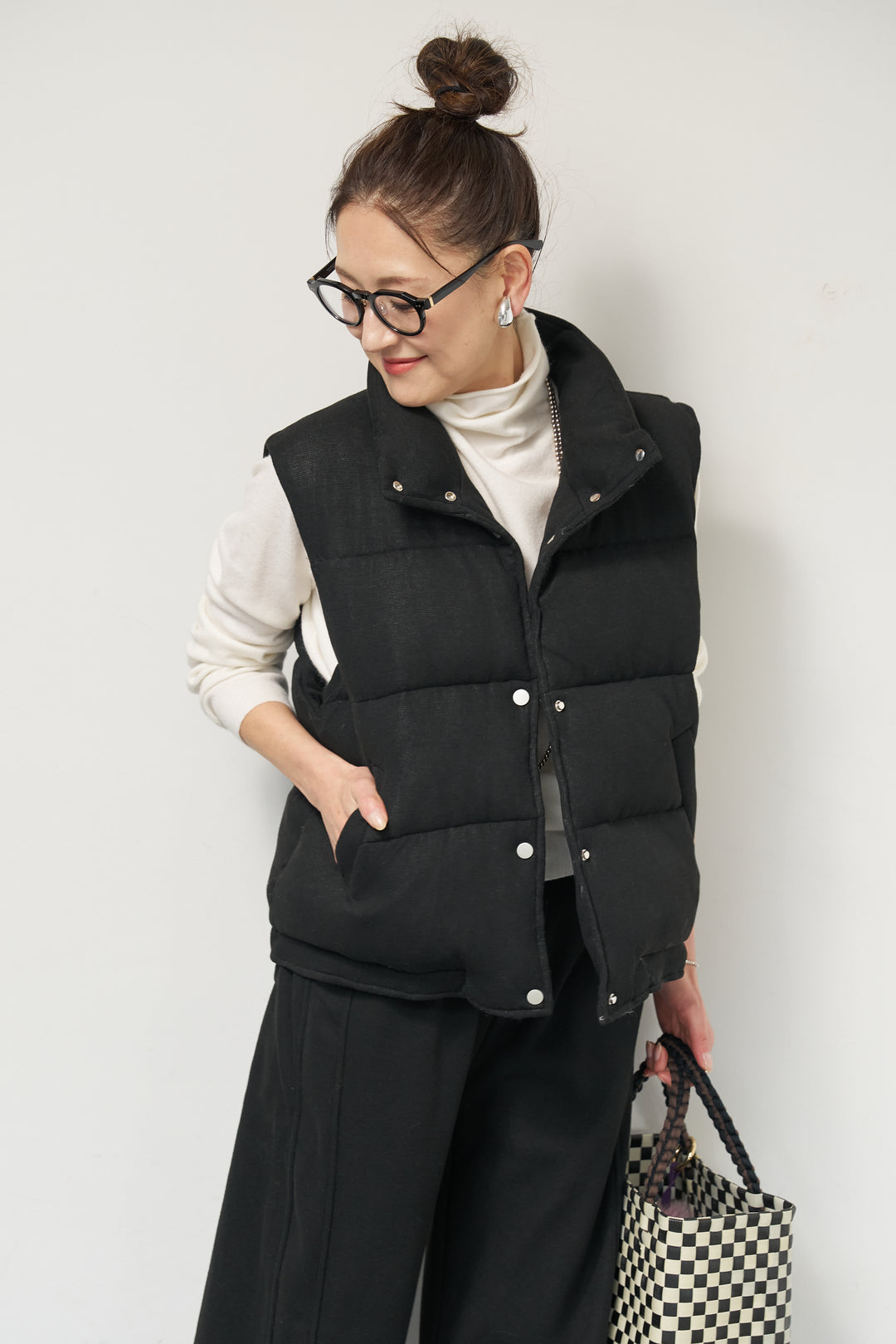 【3点セット】中綿ベスト＋スウェットセットアップ