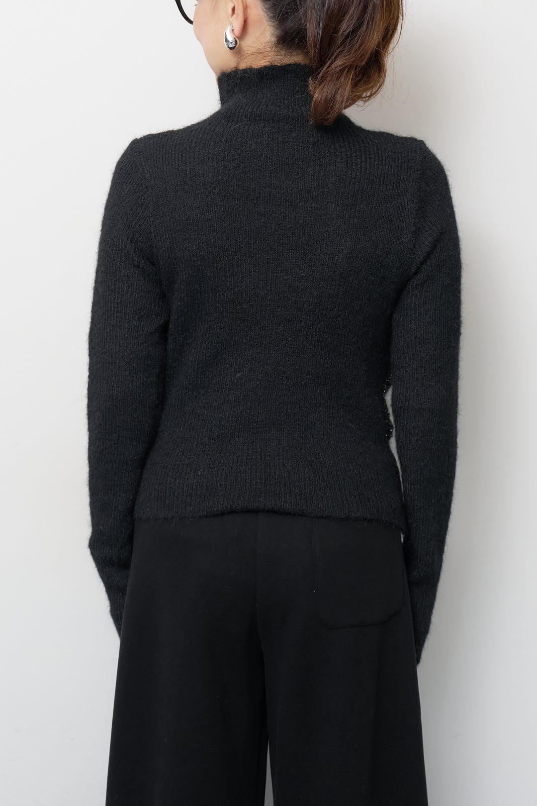 スパンコールビスチェドッキングニット