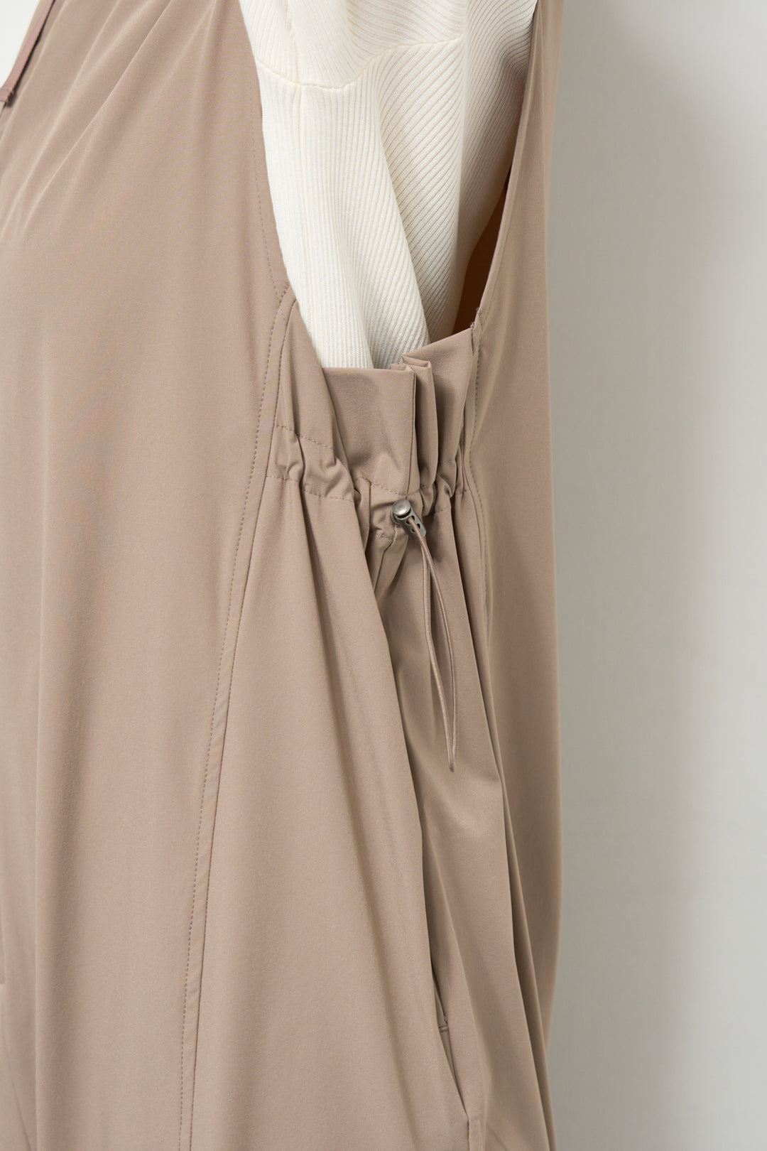 【接触冷感】サイドギャザーオールインワン