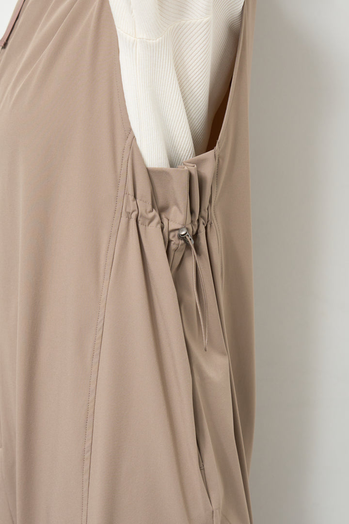 【接触冷感】サイドギャザーオールインワン