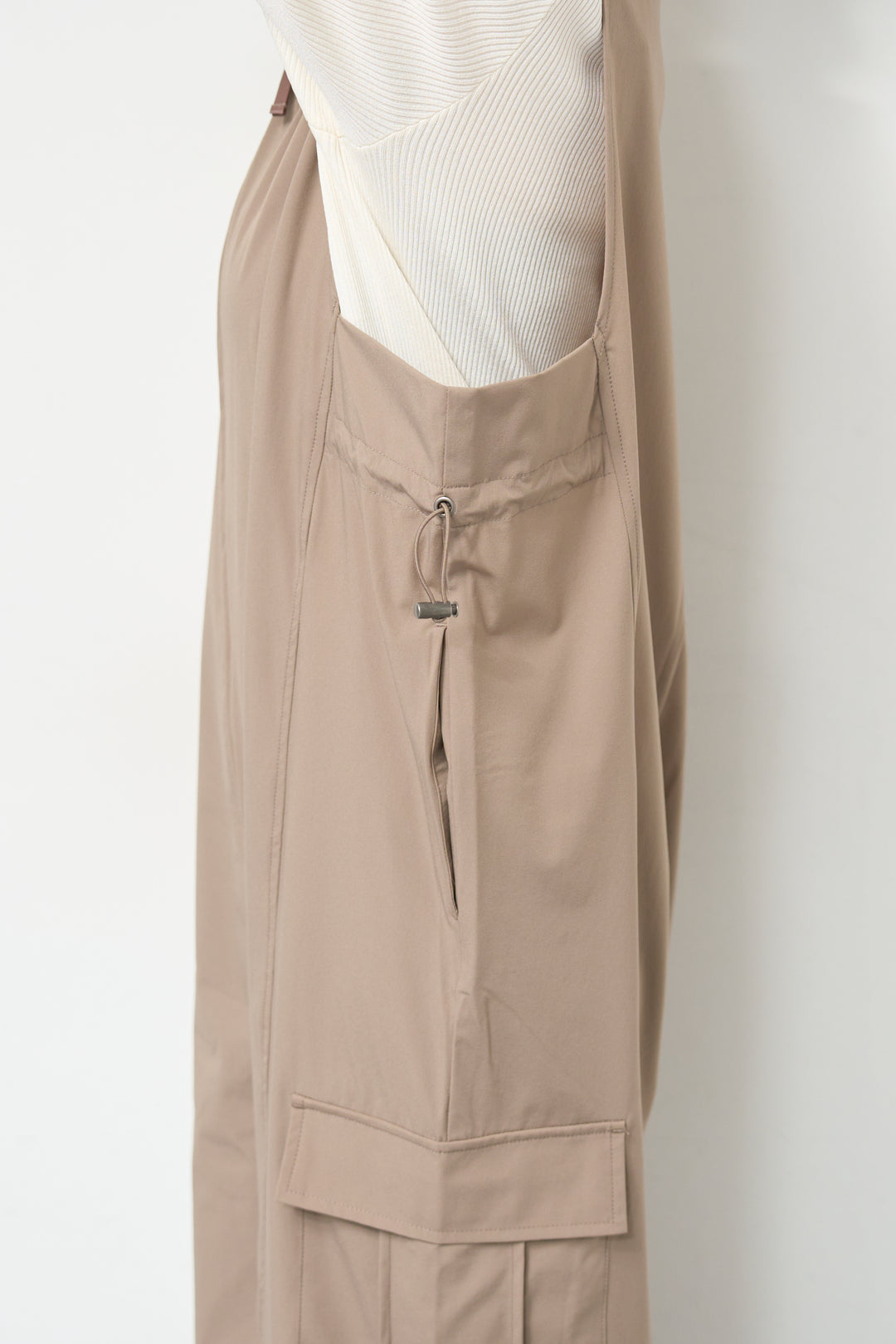 【接触冷感】サイドギャザーオールインワン