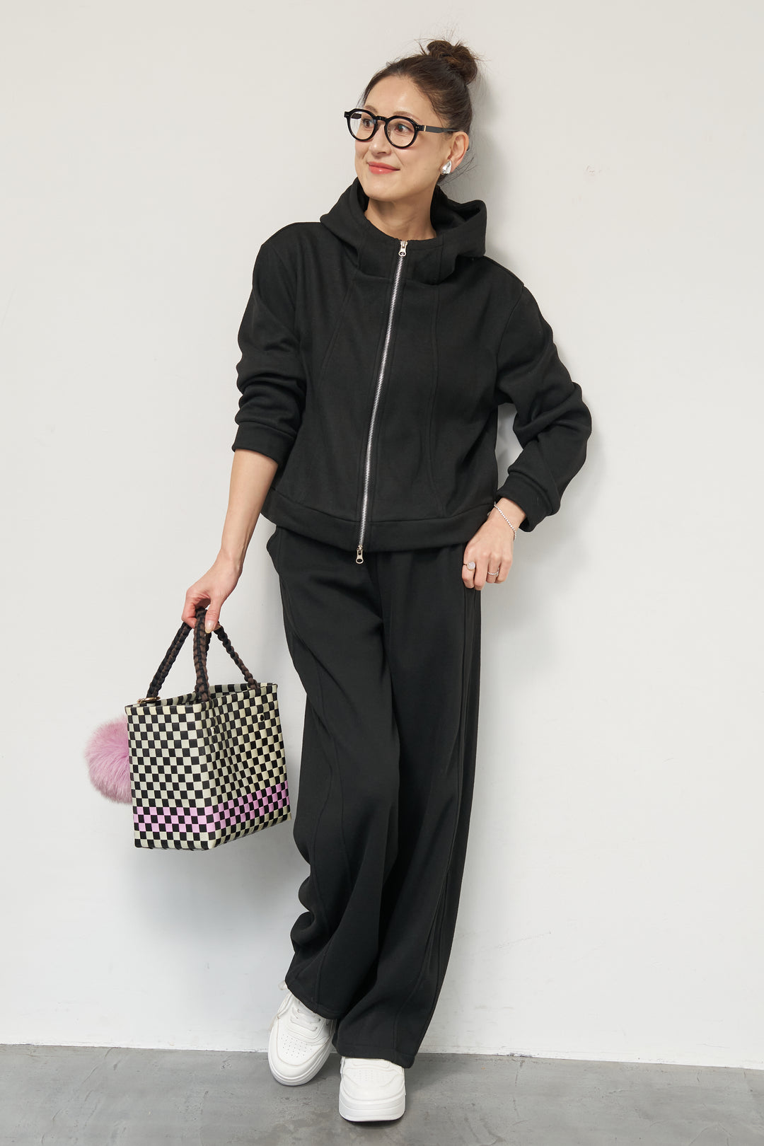 【3点セット】中綿ベスト＋スウェットセットアップ