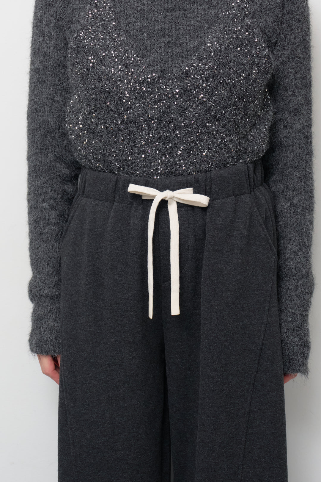 裏起毛コクーンパンツ