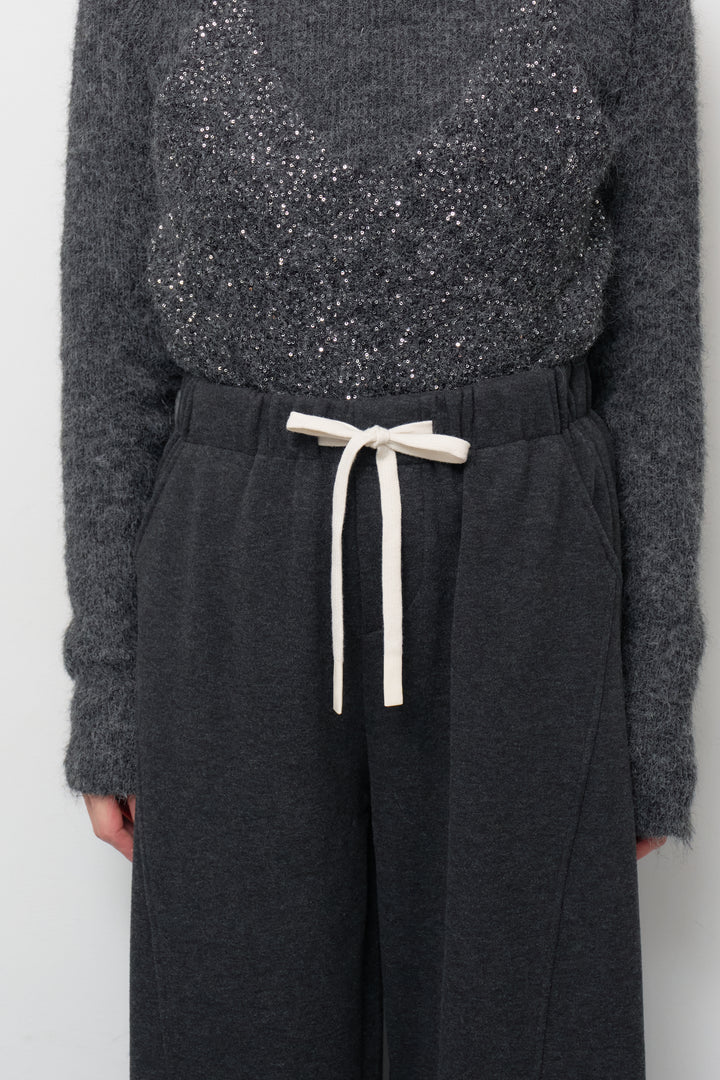 裏起毛コクーンパンツ