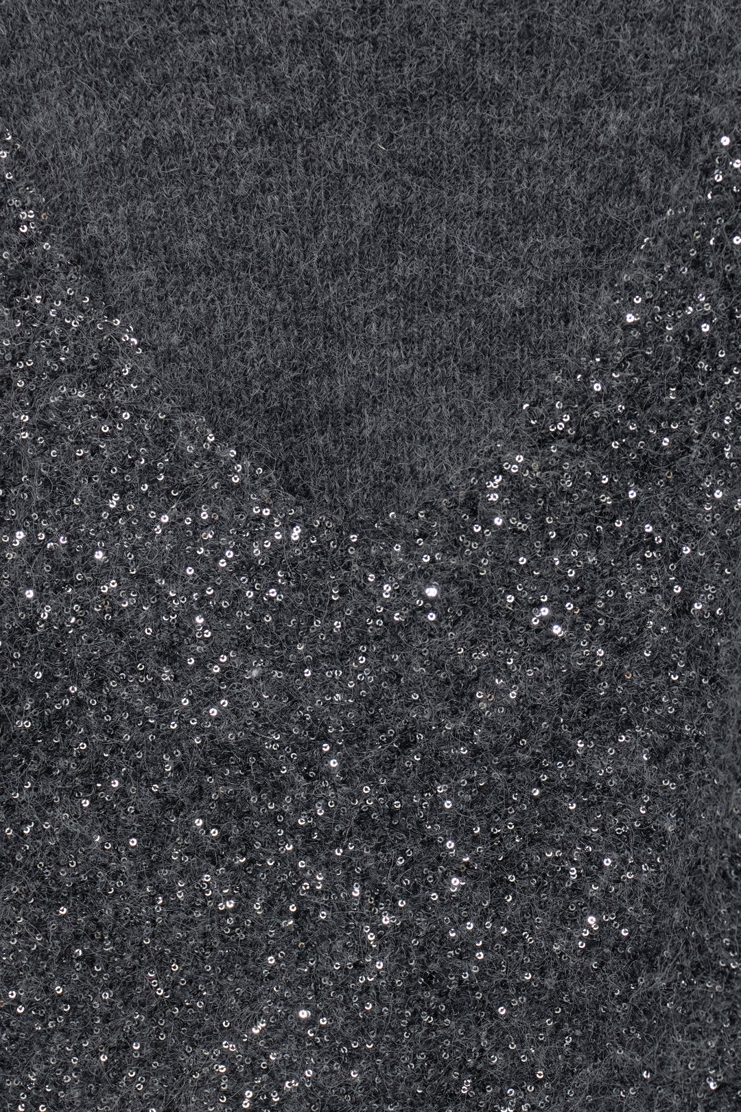 スパンコールビスチェドッキングニット