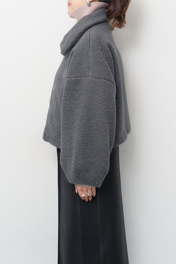 シープボアボリュームスリーブジャケット