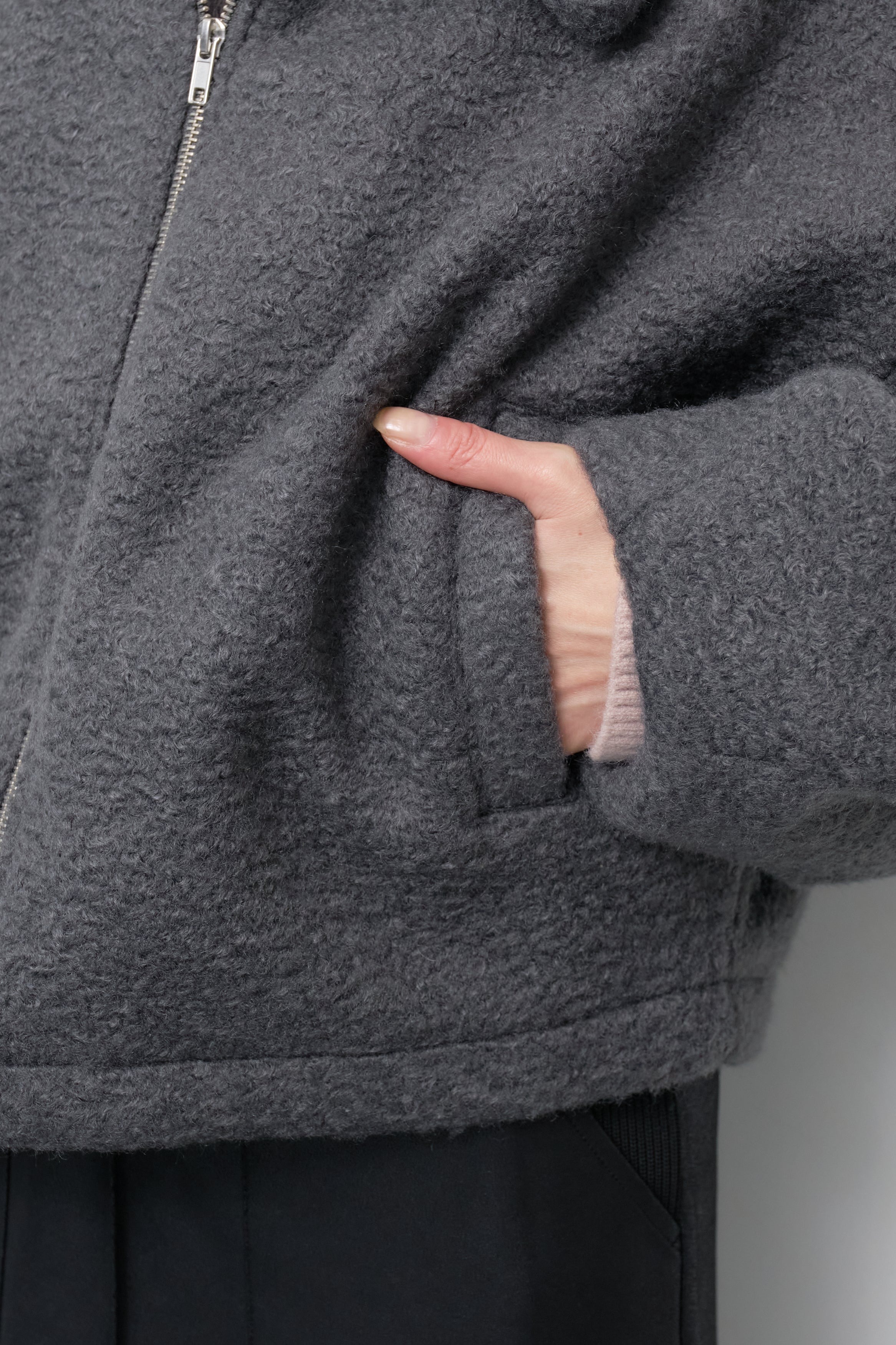 シープボアボリュームスリーブジャケット – plusotoha