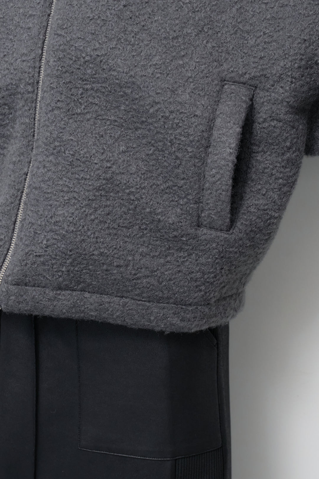 シープボアボリュームスリーブジャケット