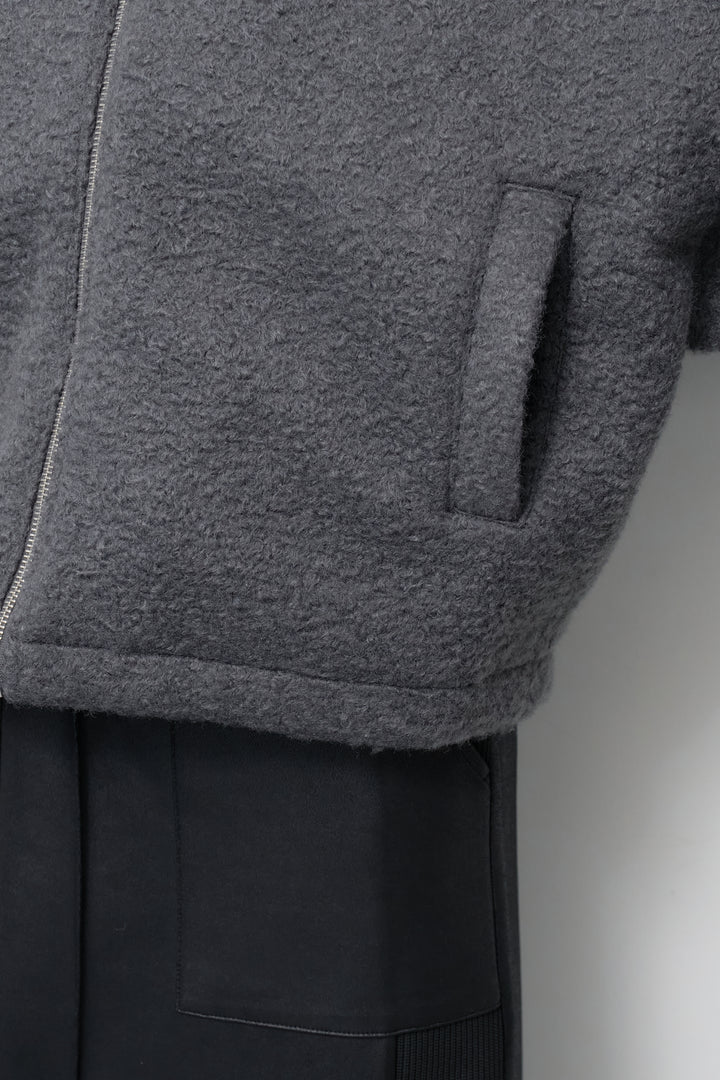 シープボアボリュームスリーブジャケット