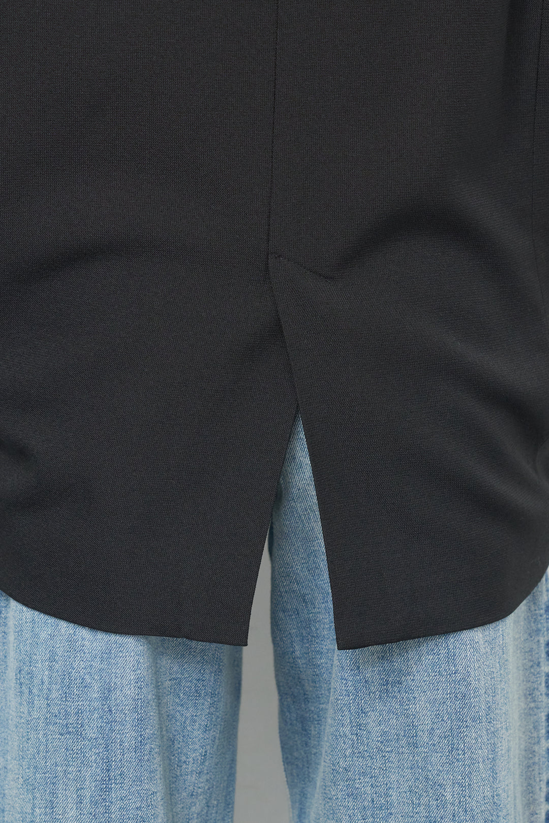 袖レースダブルジャケット