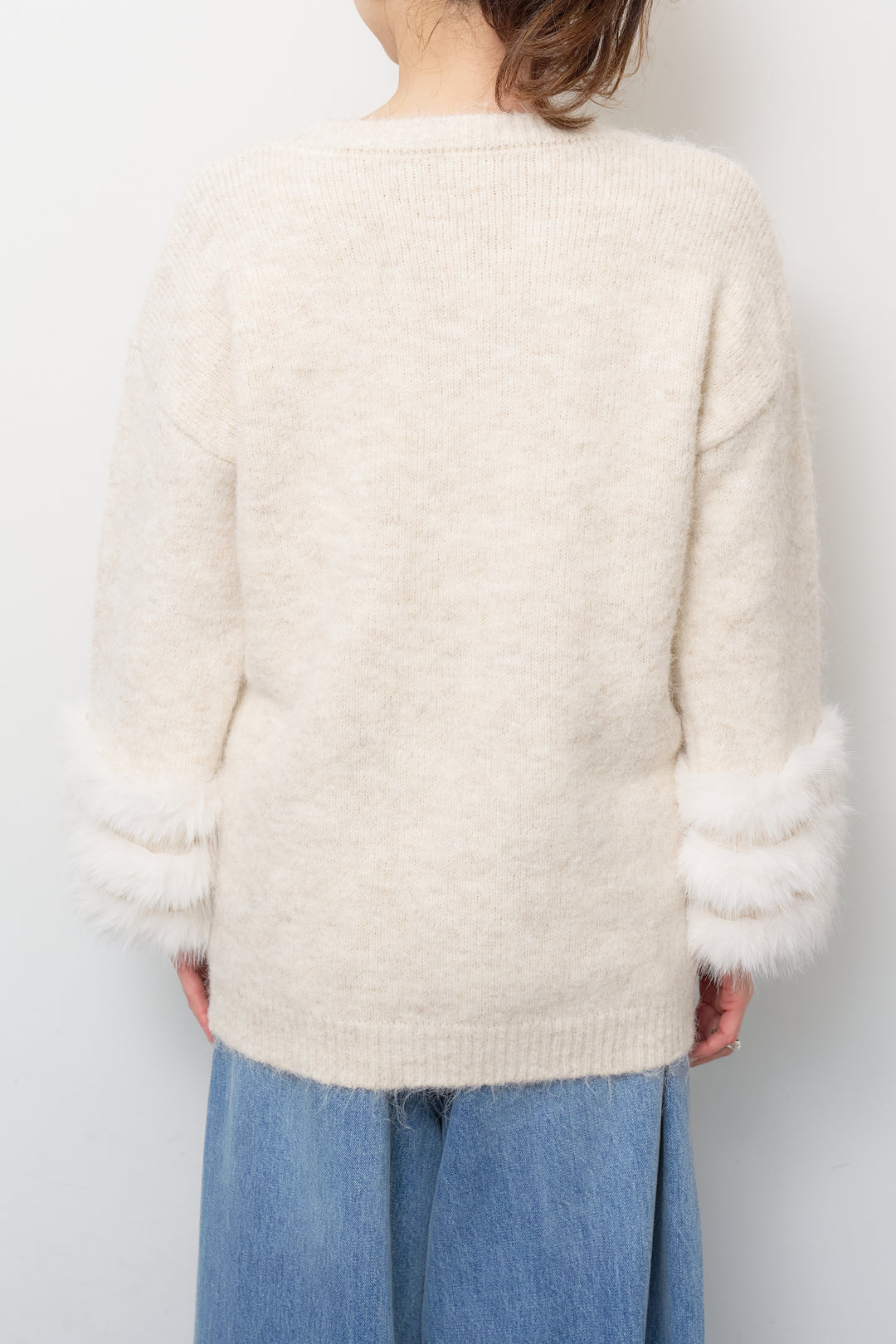 フェザーカフニットプルオーバー