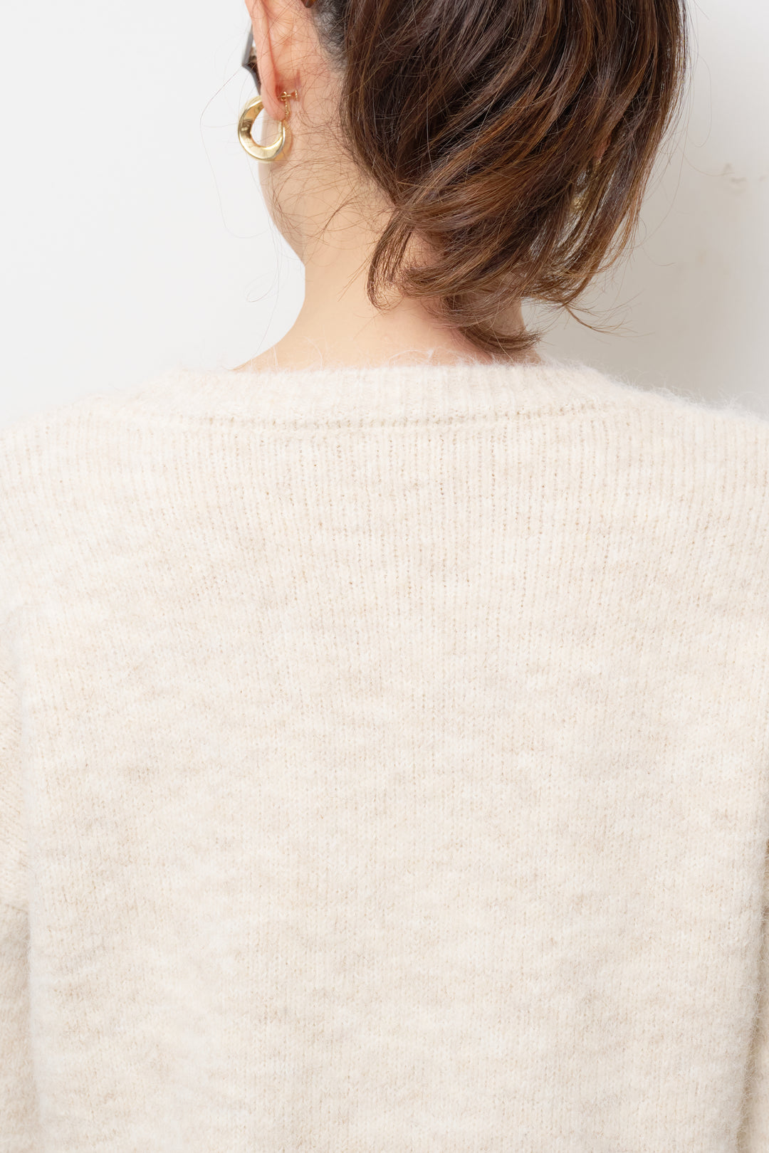 フェザーカフニットプルオーバー