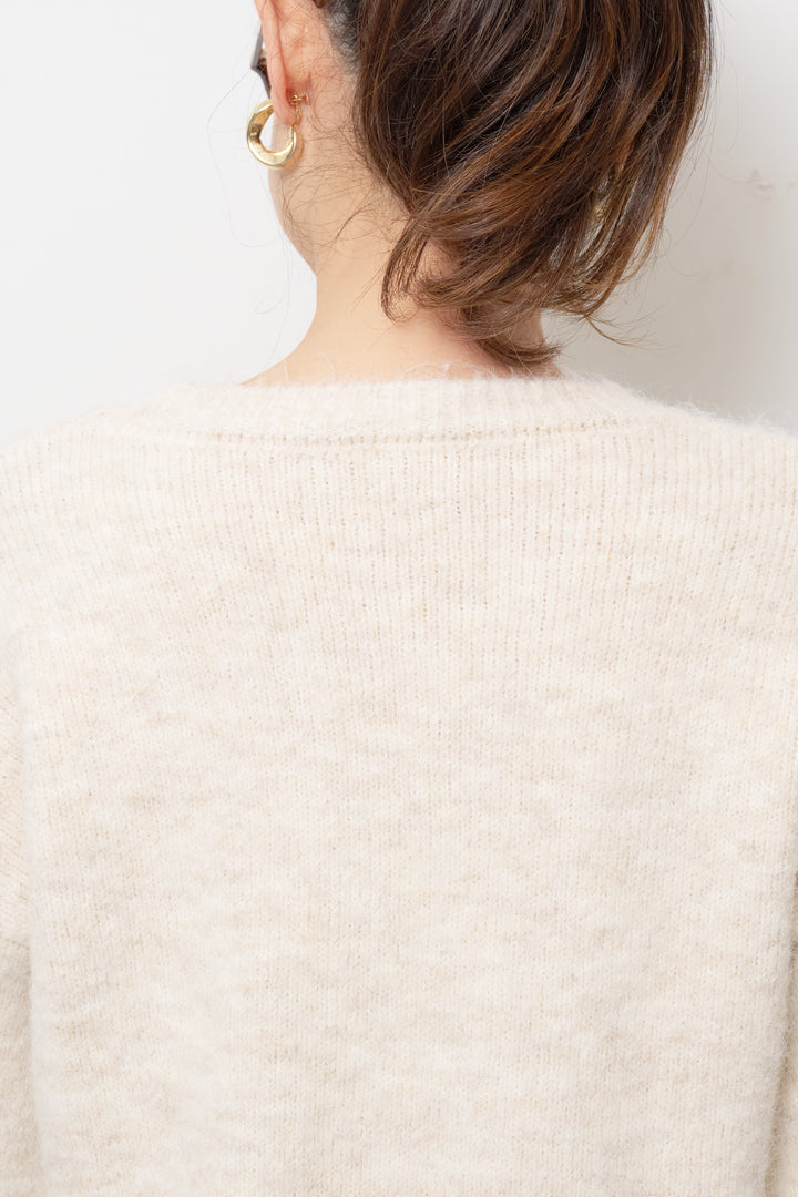 フェザーカフニットプルオーバー