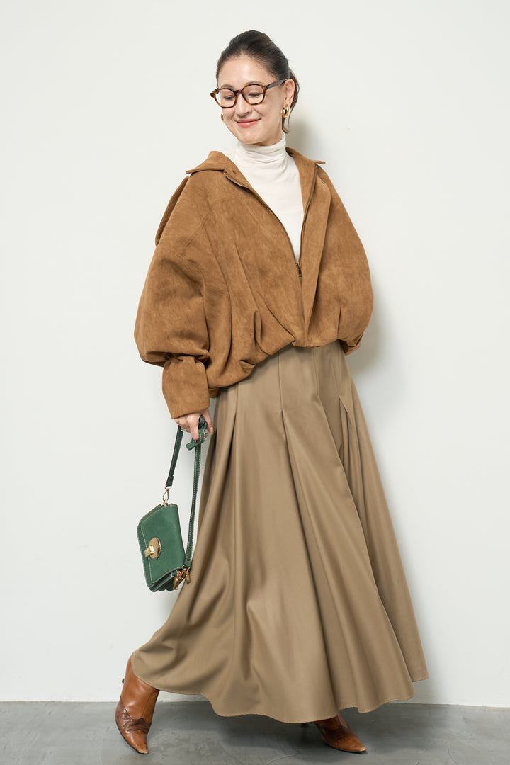 タックボリュームスカート