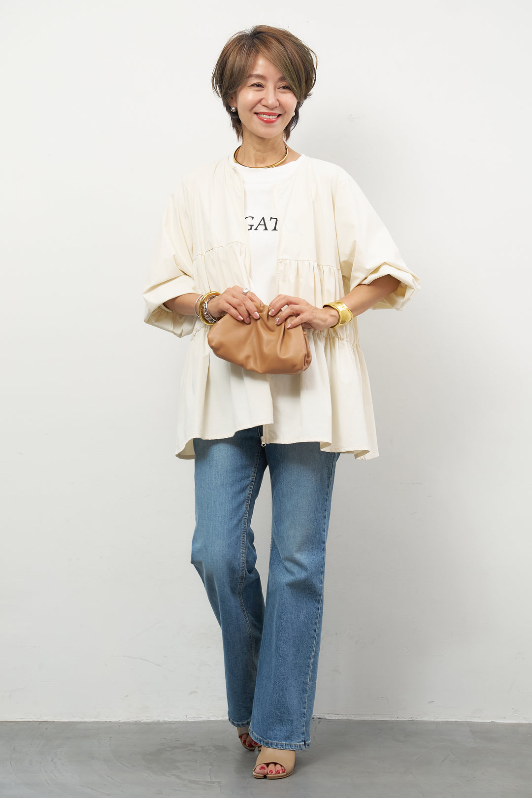 ティアードデザイン ラッシュガード