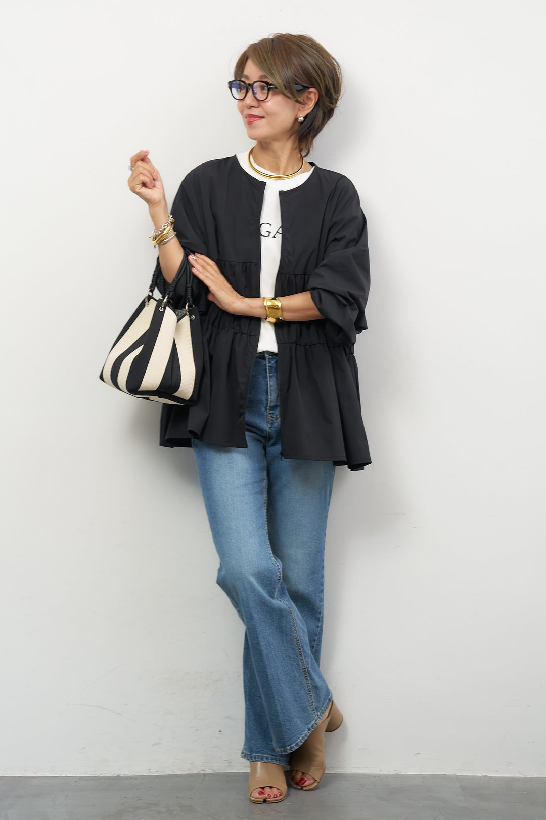 ティアードデザイン ラッシュガード