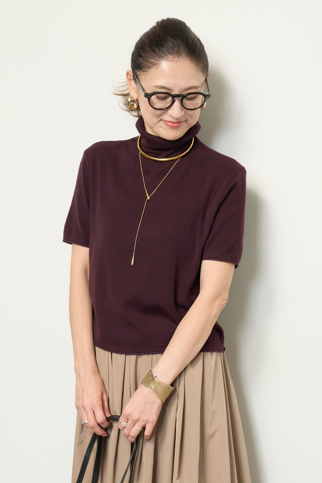 ドロップデザインネックレス