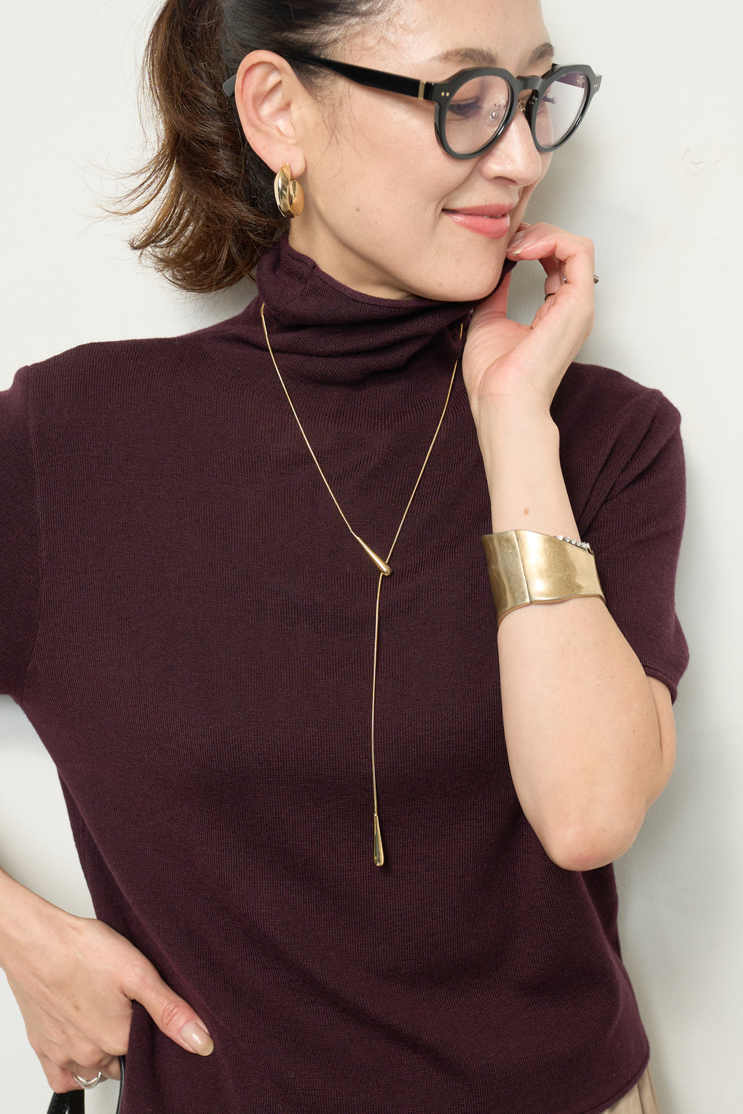 ドロップデザインネックレス