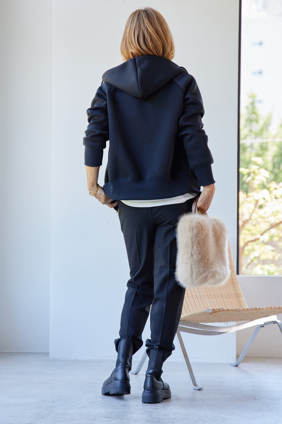 [Made in Japan] Non-monofilament cardboard hoodie