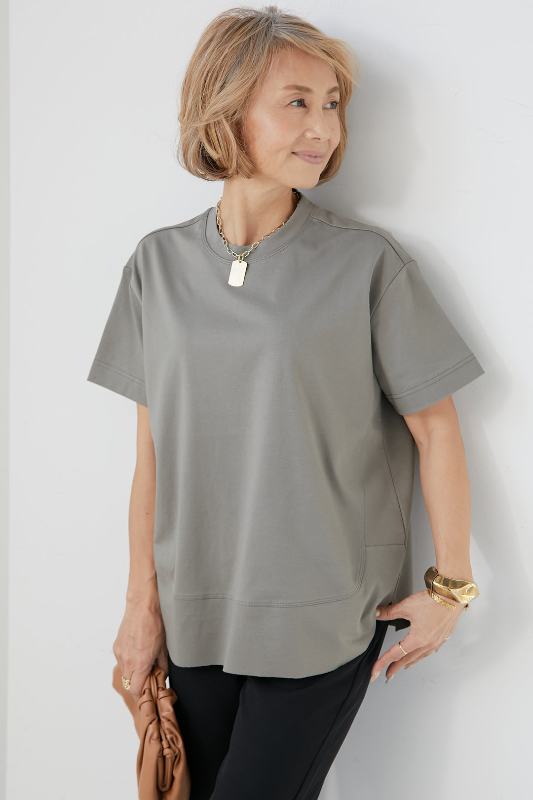 Round Hem Tee