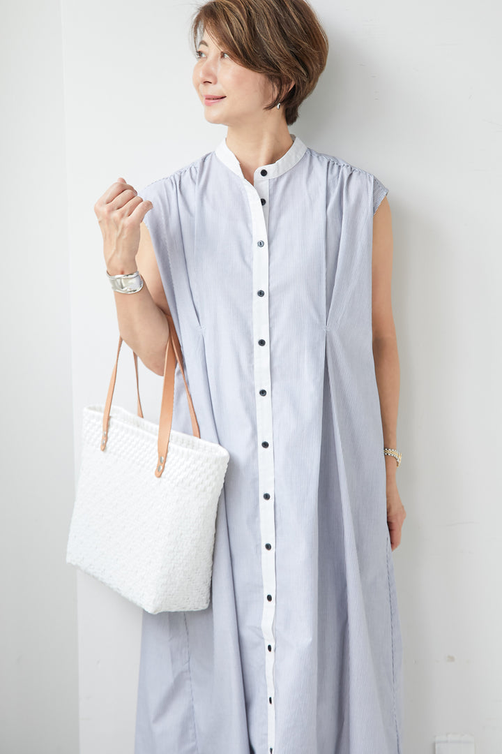 Waist tuck shirt dress