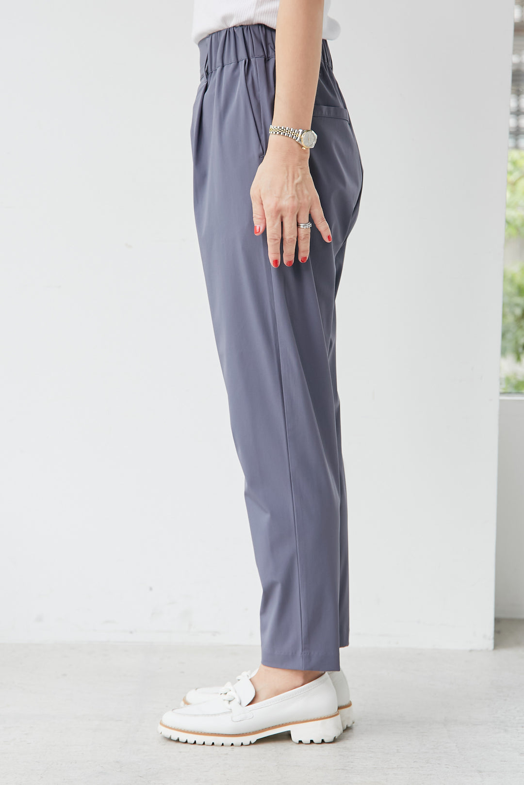 [SET] Cocoon Silhouette T+ [Cool to the touch/UV protection] Tapered pants (2 sets)