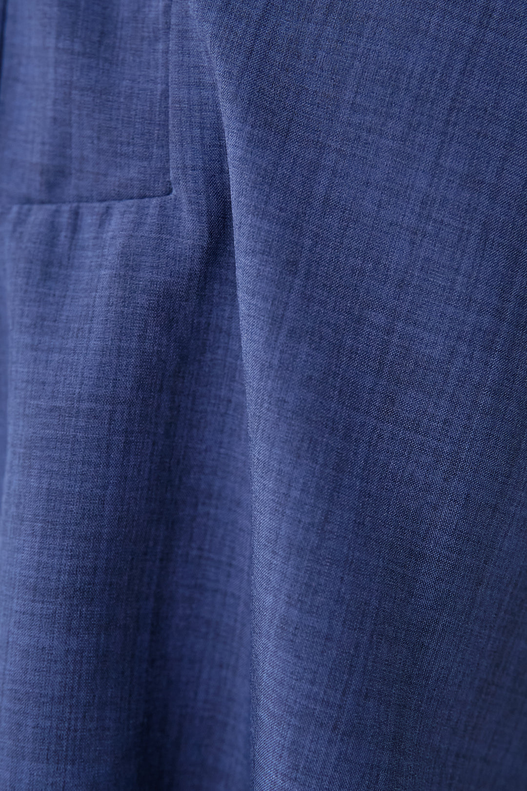 【SET】亚麻风搭配领圈上衣+亚麻风长裤针织切换裤（2套）