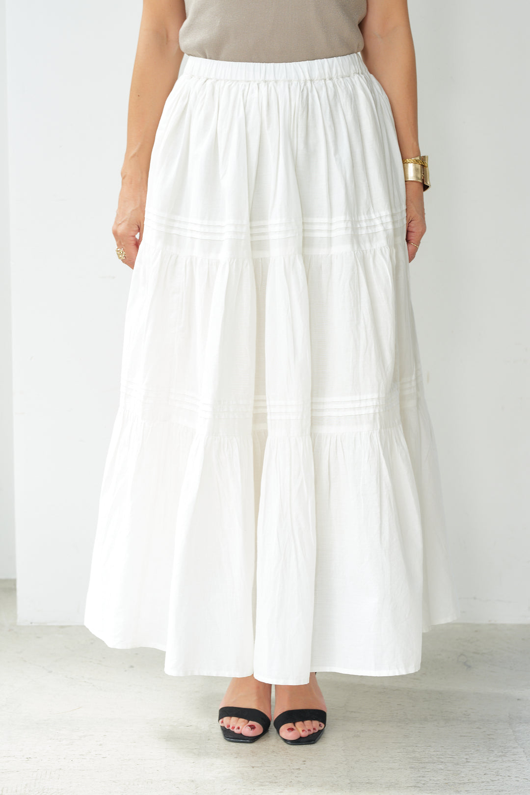 Cambric Tiered Skirt