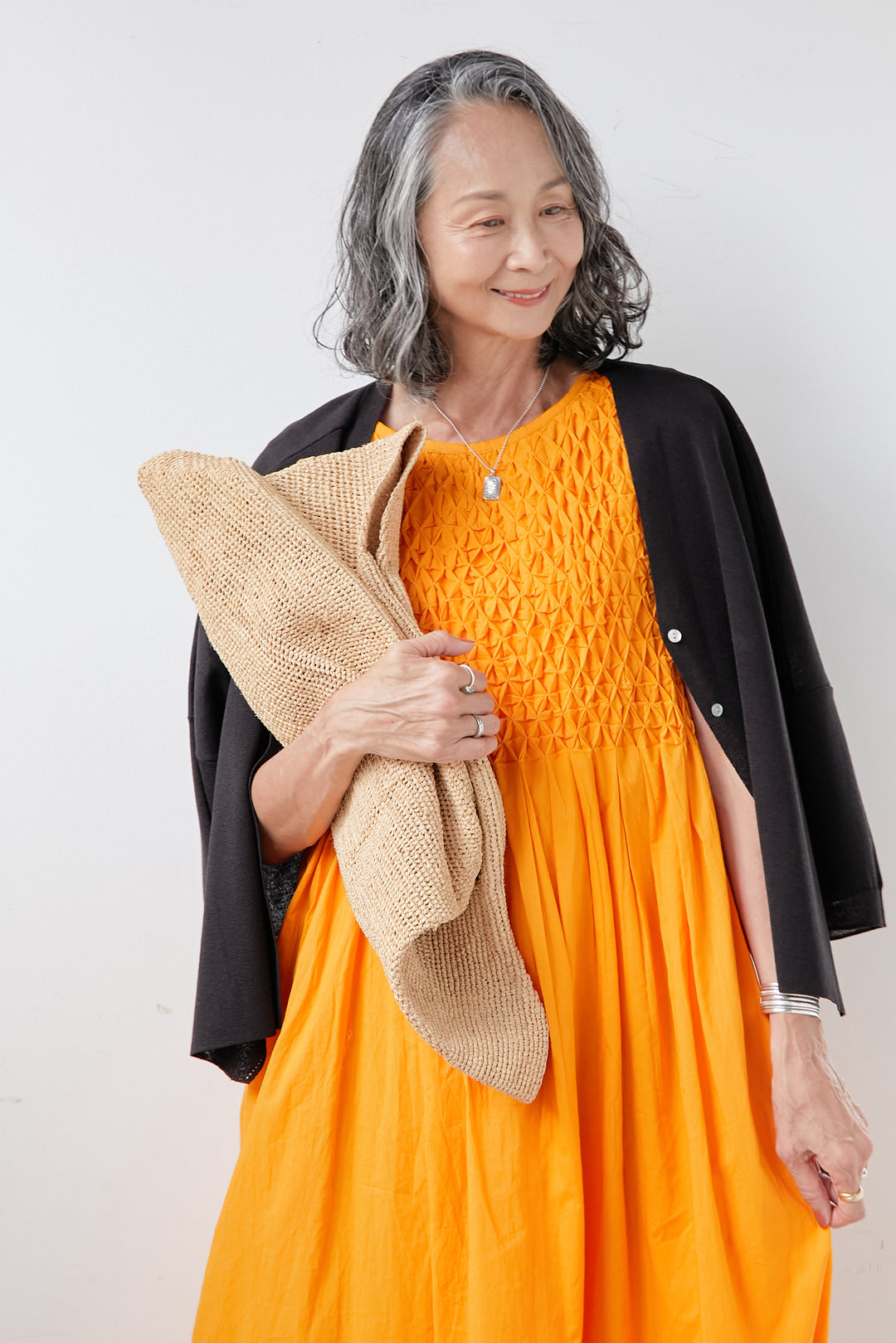 Washable smooth cardigan