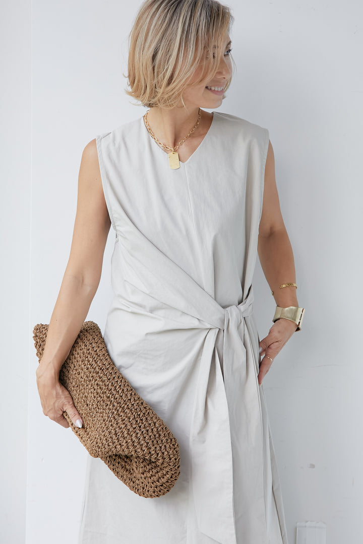 Waist wrap dress