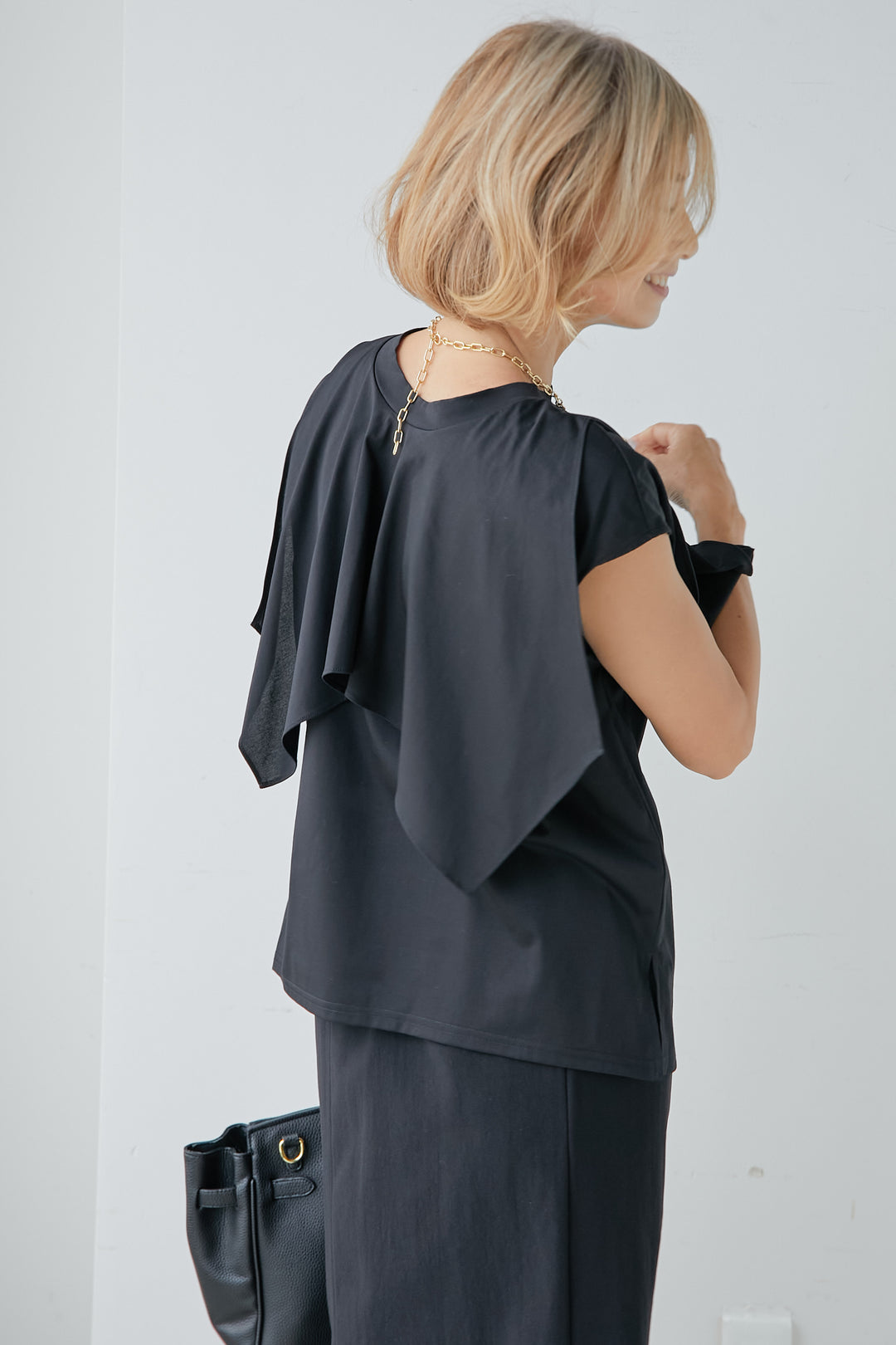 [SET] Ruffle sleeveless top + [Cool to the touch, water repellent] Waist tuck skirt (2 sets)