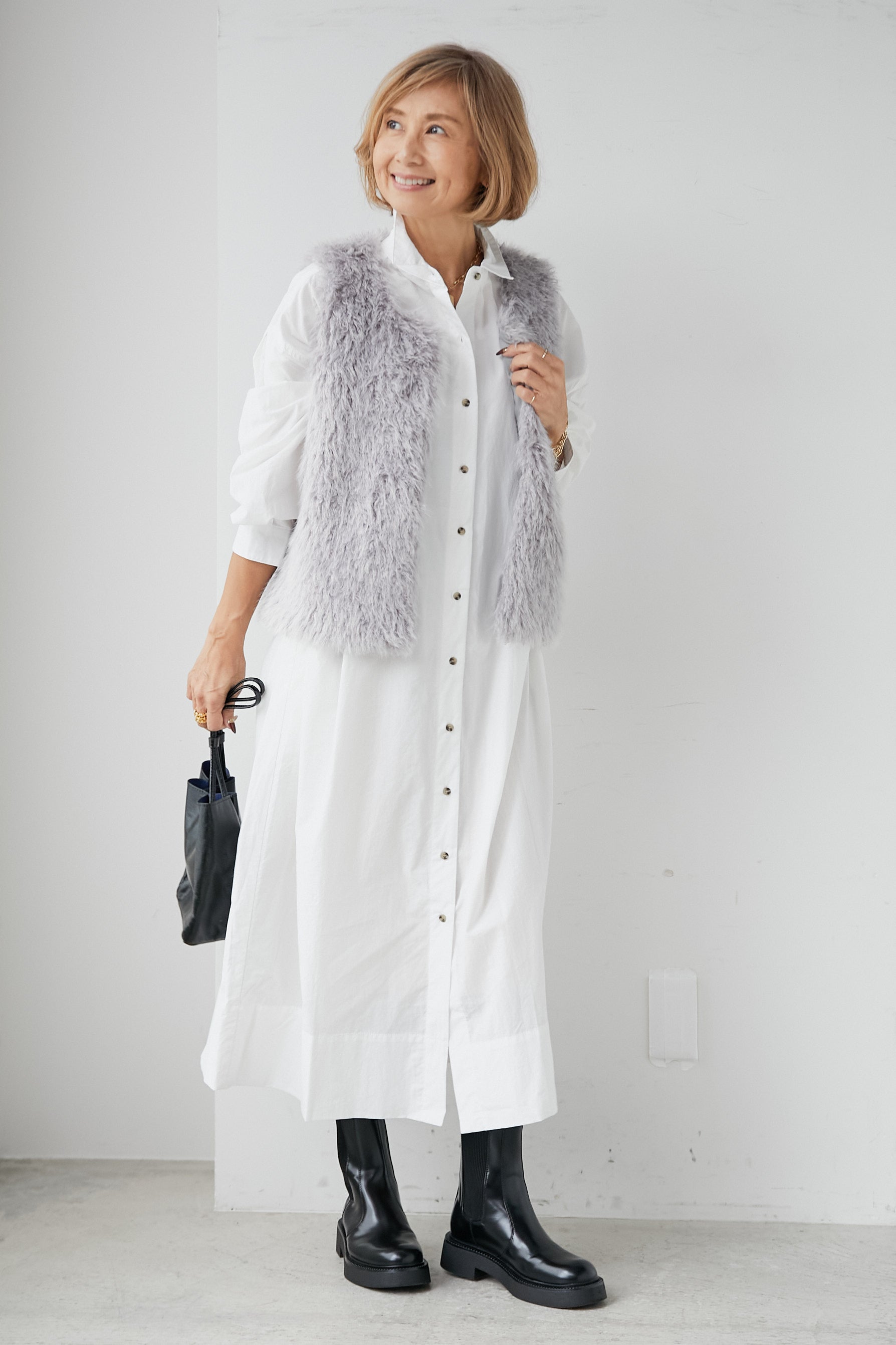 SHETokyo ラムジーファーベスト SHETokyo ラムジーファーベスト 【公式通販】