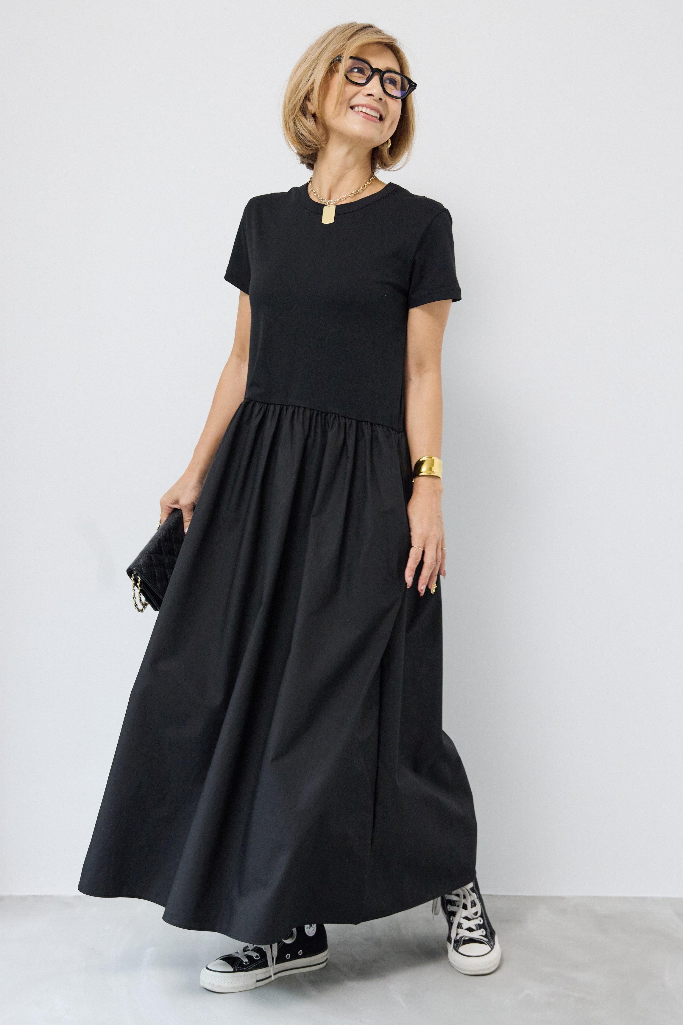 ハンドメイド　ウエストギャザーワンピース　90cm 2着 4e8728efe9f4420a7cdaf7e3bc849c