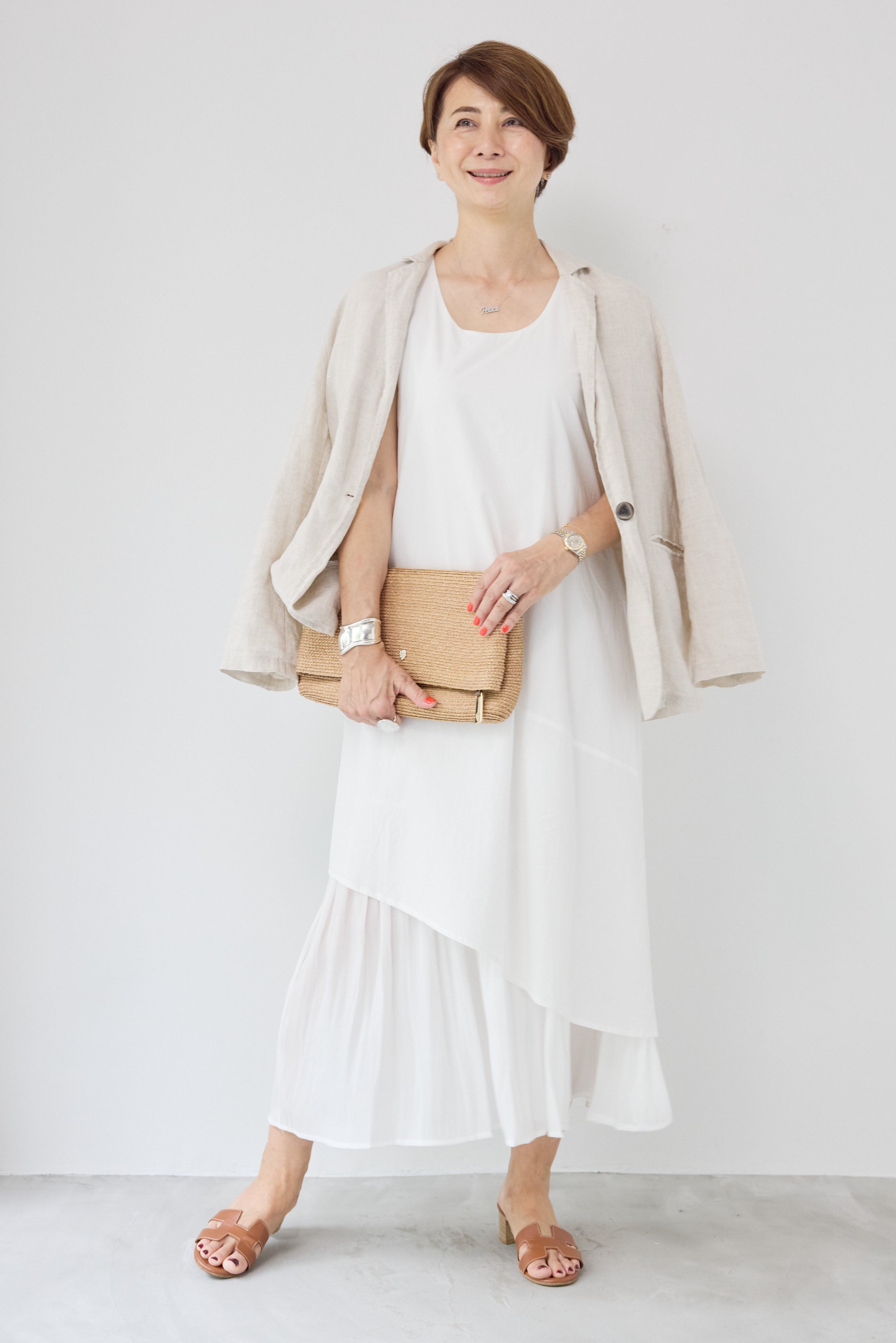 新品タグ付き】PLUS OTO.HA サイドプリーツニットワンピース 【公式通販】