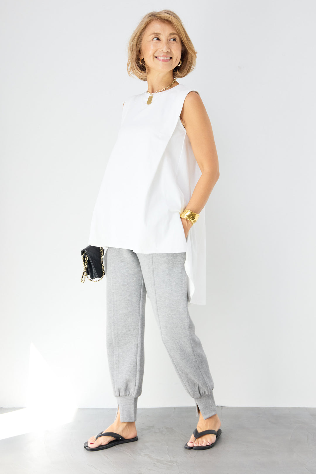 【REIKOコラボ】ライトダンボールジョガーパンツ