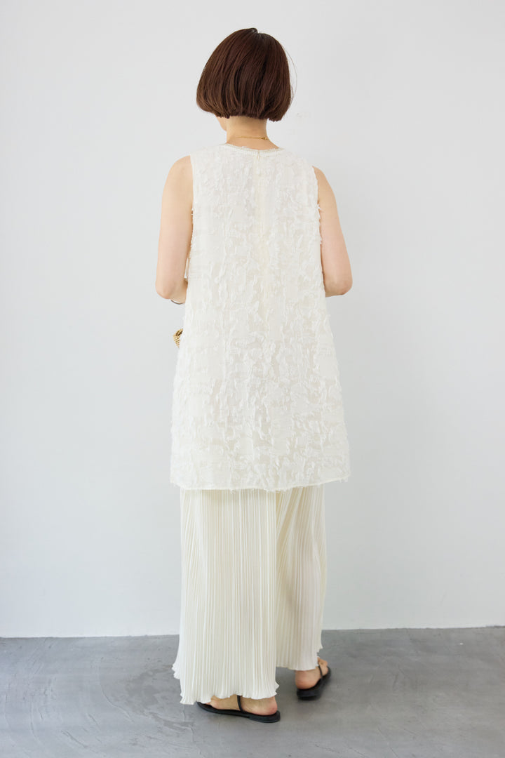 カットジャガードドッキングワンピース