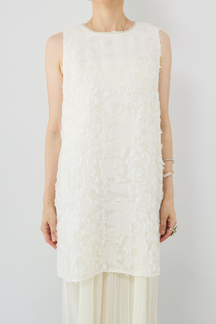 カットジャガードドッキングワンピース