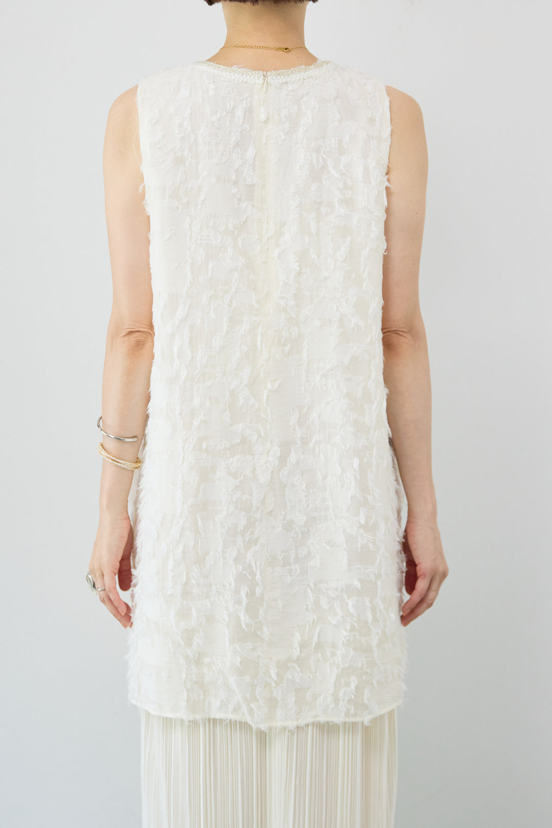 カットジャガードドッキングワンピース