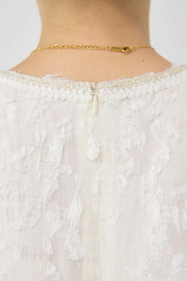 カットジャガードドッキングワンピース