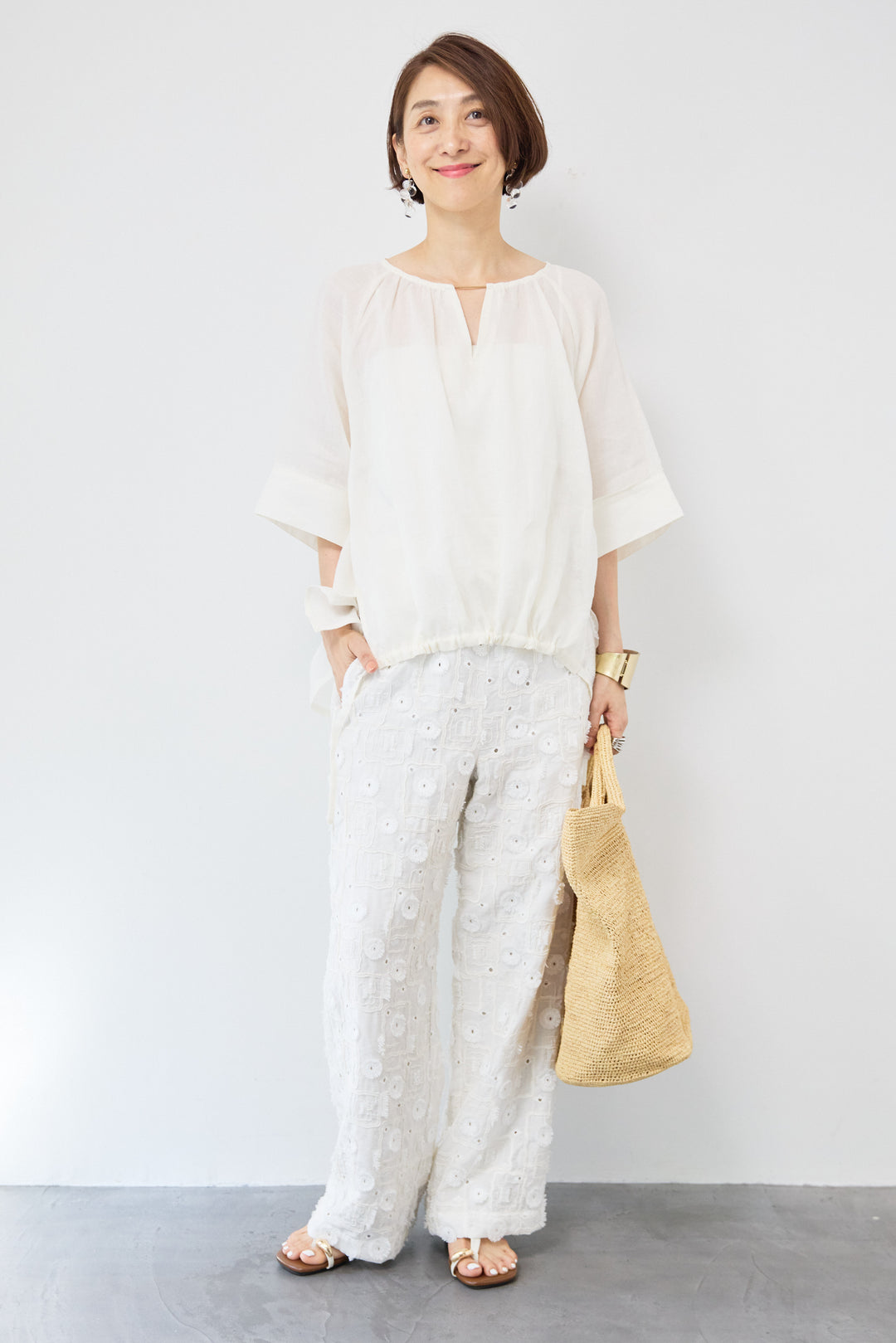 レースイージーパンツ