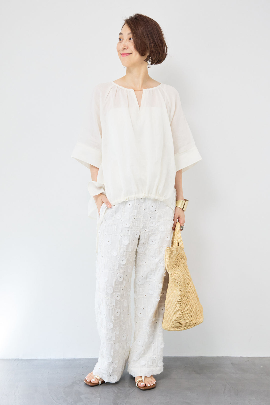 レースイージーパンツ