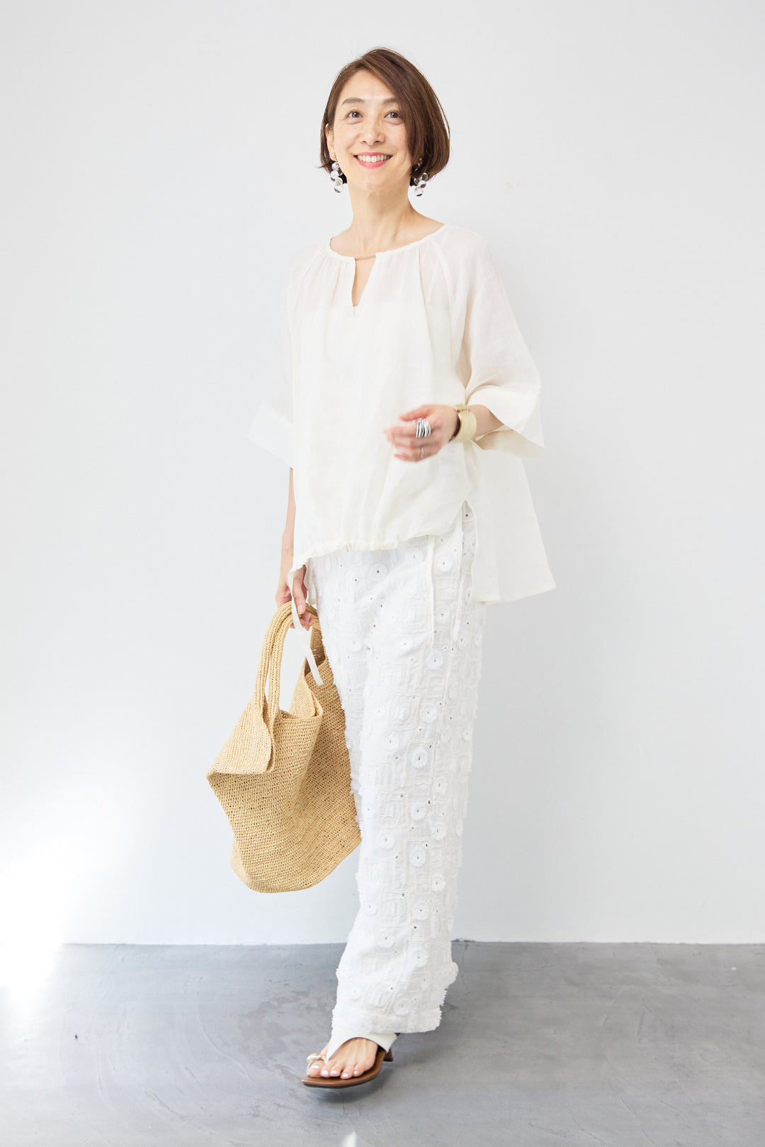 レースイージーパンツ