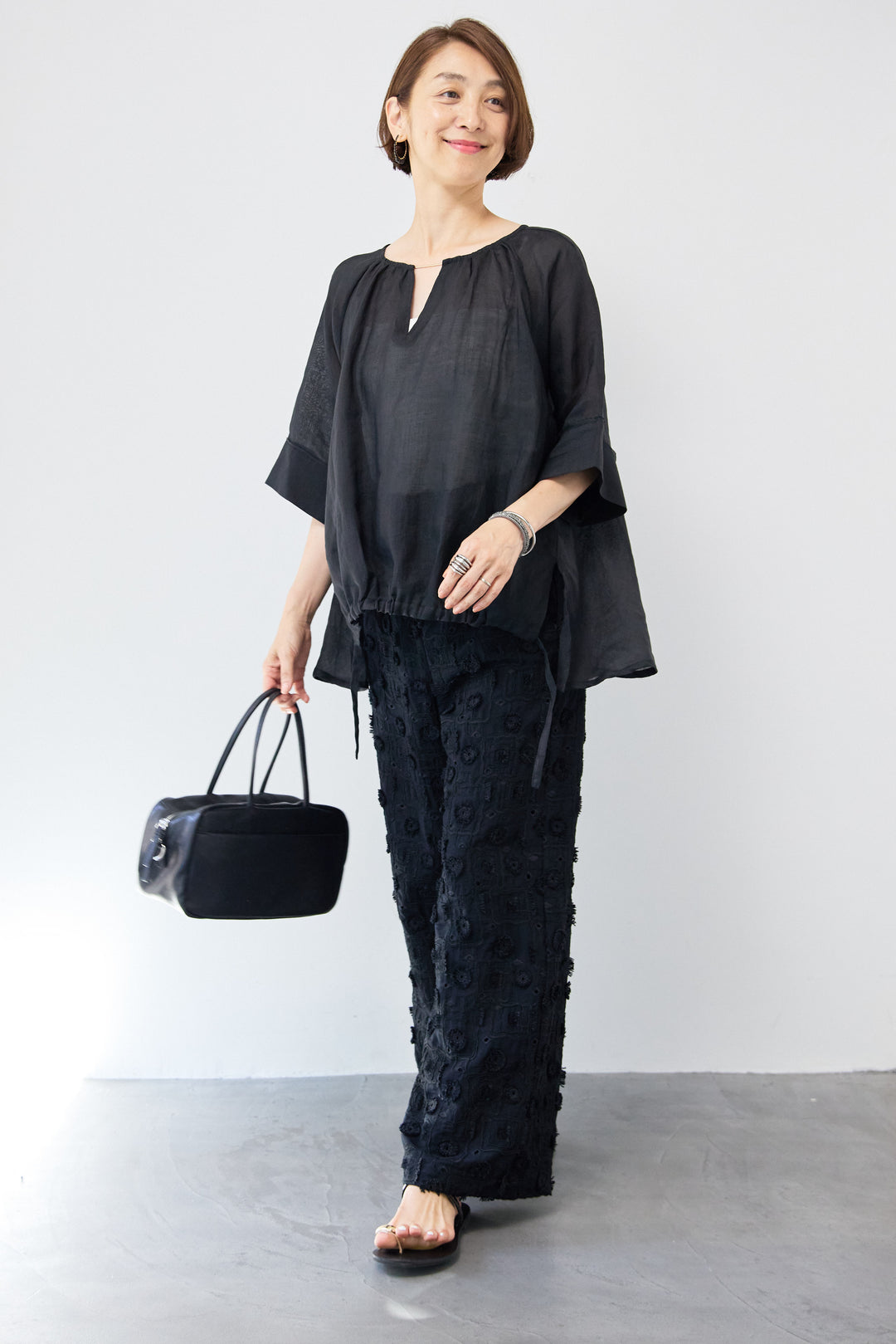 レースイージーパンツ