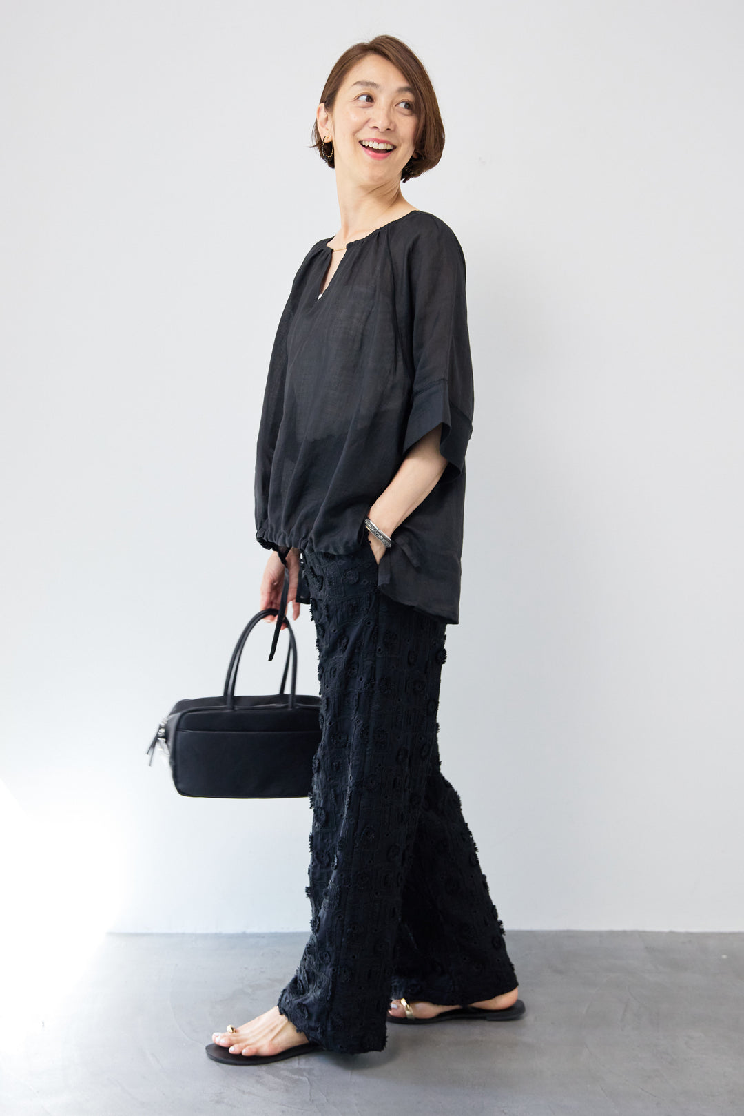 レースイージーパンツ