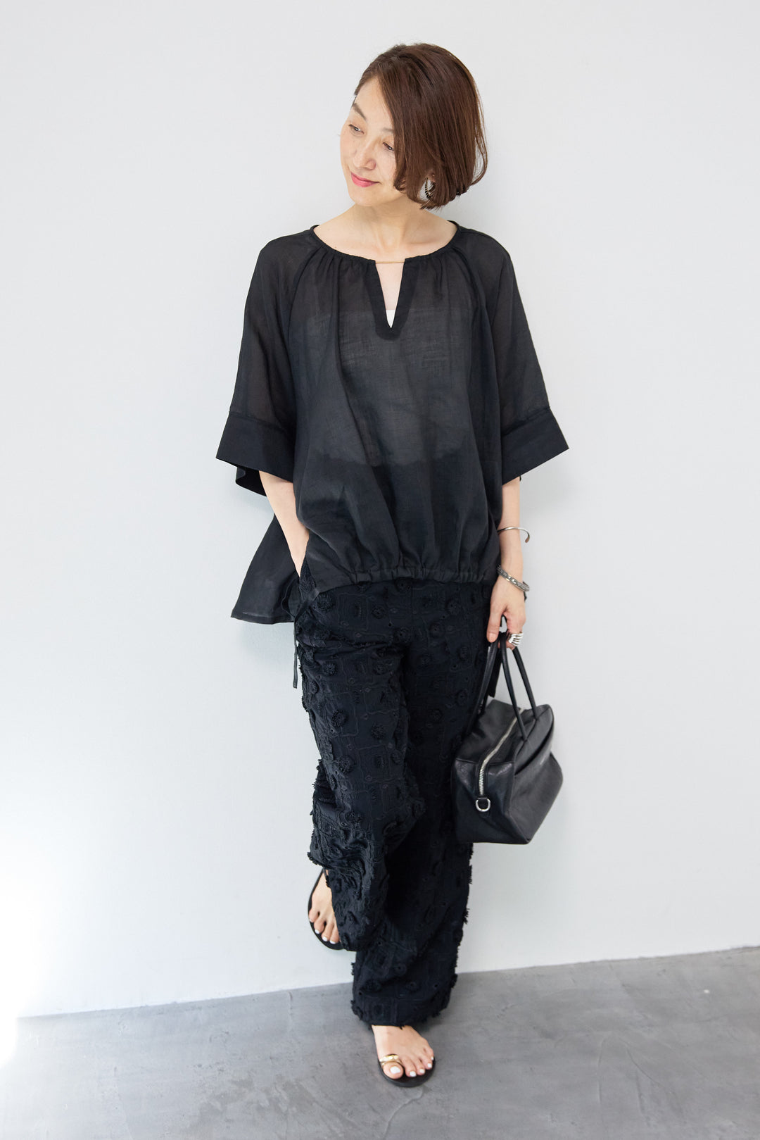 レースイージーパンツ